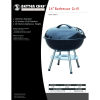 Better Chef 14" Portable Charcoal Barbecue Grill