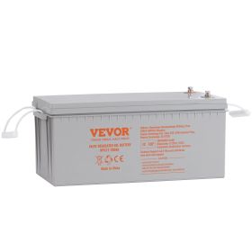 VEVOR Deep Cycle Battery, 12V 200 AH, AGM Marine Rechargeable Battery, High Self-Discharge Rate 1400A Current