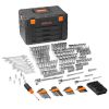 VEVOR Mechanics Tool Set and Socket Set, 1/4" 3/8" 1/2" Drive Deep and Standard Sockets, 450 Pcs SAE and Metric Mechanic Tool Kit with Bits