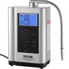 VEVOR Alkaline Water Ionizer Machine, pH 3.5-10.5 Alkaline Acidic Hydrogen Water Purifier, 7 Water Settings Home Filtration System, Up to -550mV ORP