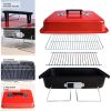 Charcoal Grill Barbecue Portable BBQ Stainless Steel Folding BBQ Grill Camping Grill Tabletop Grill