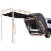 SUV Tailgate Tent with Three Sides Awning Shade, Car Roof Canopy and Poles, Water Resistant Camping Tent, Outdoor Travel Preferred