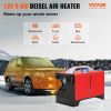 VEVOR Diesel Air Heater All in One, 8KW Diesel Heater 12V, Fast Heating, Diesel Parking Heater with Black LCD & Remote Control for RV Truck, Boat, Bus