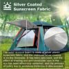 2-3 Person Camping Tent Outdoor Foldable Waterproof Tent with 2 Mosquito Nets Windows Carrying Bag for Hiking Climbing Adventure Fishing