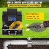 VEVOR Sewer Camera with Locator, 165' Cable, Drain Camera w/ 512Hz Sonde Transmitter & Receiver