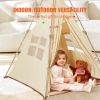 VEVOR Kids Play Tent, Teepee Tent for Kids 1-5 Years Old, Tent for Kids with Windows for Indoor and Outdoor