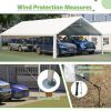 20x40FT Party Tent Heavy Duty, Large Wedding Event Shelters with 3 Carry Bags & Removable Sidewalls