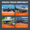 VEVOR Marine Trailer Assistant, 27.6' Flexibly Adjustable Bunk Guide-Ons, Pair of Durable Steel Support Poles, Robust Roller Guide