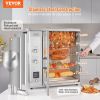 VEVOR Shawarma Grill Machine, 5 Strings of Barbecue Capacity, Chicken Shawarma Cooker Machine with 2 Burners