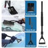 Snow Shovel, 2025 New Upgrade Large-Capacity Lightweight Aluminum Portable Snow Shovel, Parent-Child Playing Snow Shovel