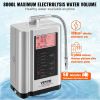 VEVOR Alkaline Water Ionizer Machine, pH 3.5-10.5 Alkaline Acidic Hydrogen Water Purifier, 7 Water Settings Home Filtration System, Up to -550mV ORP