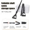 Snow Shovel, 2025 New Upgrade Large-Capacity Lightweight Aluminum Portable Snow Shovel, Parent-Child Playing Snow Shovel