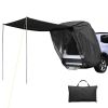 SUV Tailgate Tent with Three Sides Awning Shade, Car Roof Canopy and Poles, Water Resistant Camping Tent, Outdoor Travel Preferred