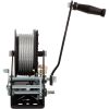 VEVOR Rope Crank, 3500 LBS Capacity Heavy Duty Hand Winch with 10 m(32.8 ft) Wire Cable and Alloy Hook, w/ 2-Gear Two-Way Manual Operated Ratchet