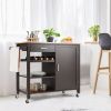 Kitchen Island Cart Rolling Serving Cart Wood Trolley