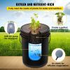 VEVOR DWC Hydroponic System, 5 Gallon 4 Buckets, Deep Water Culture Growing Bucket, Hydroponics Grow Kit with Pump, Air Stone and Water Level Device