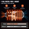 VEVOR Diesel Air Heater All in One, 8KW Diesel Heater 12V, Fast Heating, Diesel Parking Heater with Black LCD & Remote Control for RV Truck, Boat, Bus