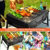 Portable Charcoal Grill Stainless Steel Winter Outdoor Folding BBQ Tabletop Barbecue Grill Tools